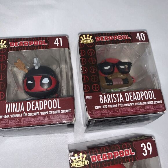 Funko Minis - Deadpool (set of 3) collectibles mini figures,action figure toy - Picture 8 of 8